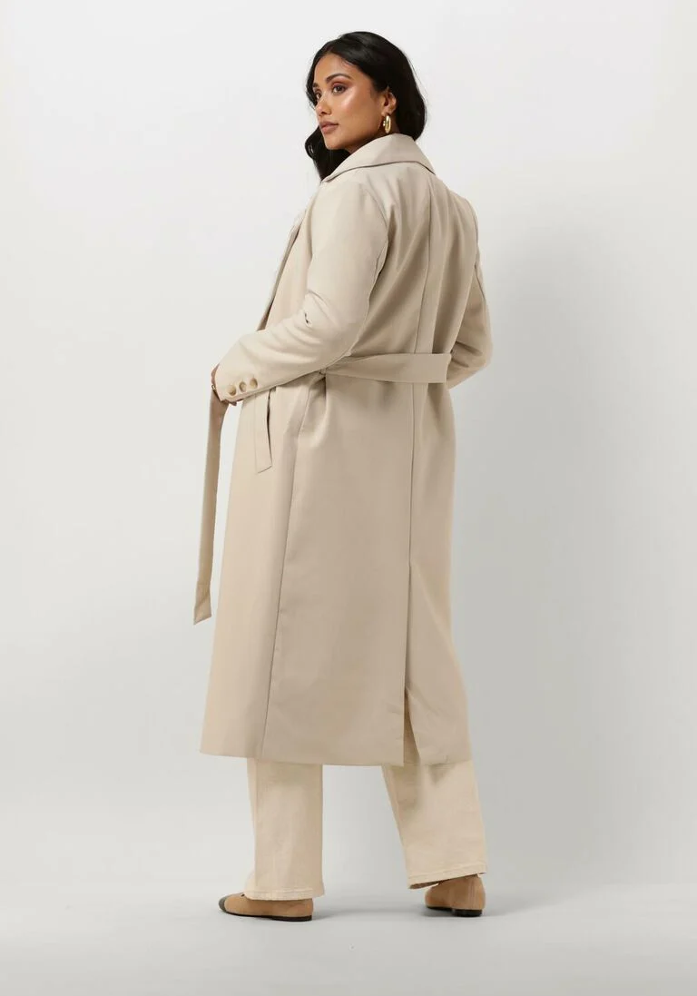 NOTRE-V zand notre-v  nv-daron belted coat