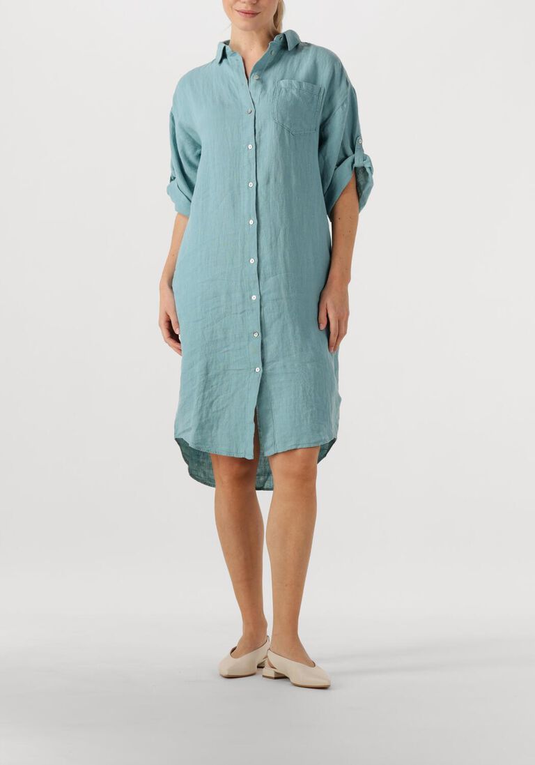 blauwe bellamy midi jurk fay
