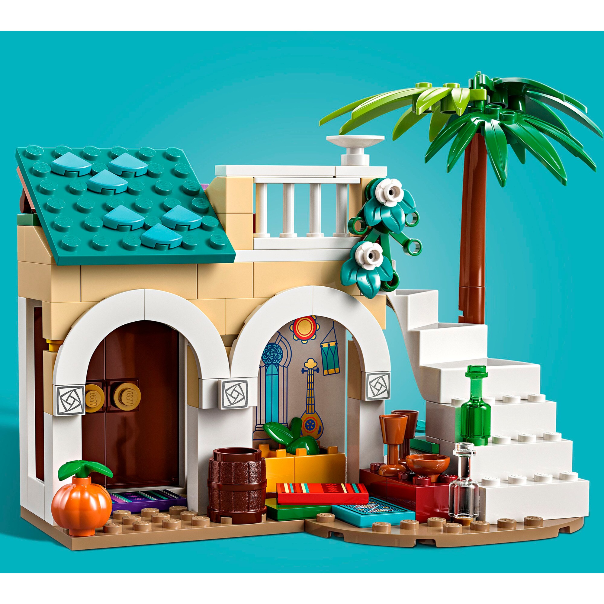LEGO Konstruktionsspielzeug Disney Wish Asha in der Stadt Rosas