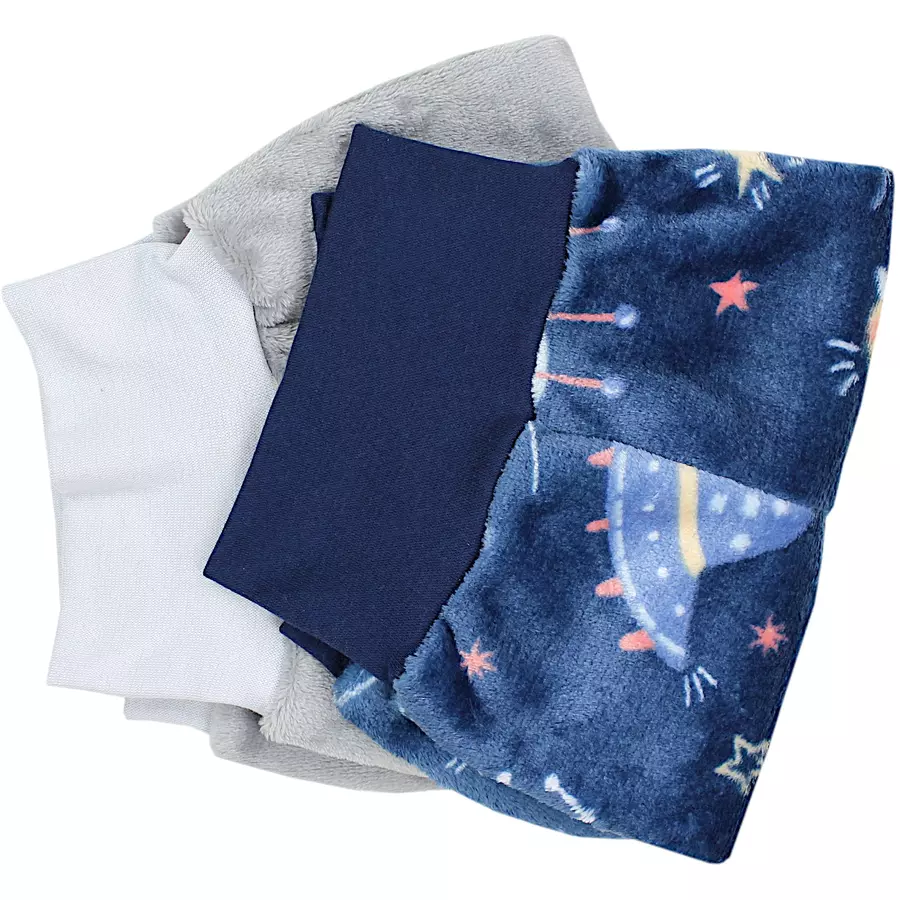 TupTam Baby Unisex Fleece Hose Babyhose Jogginghose Winter Warm blaugrau