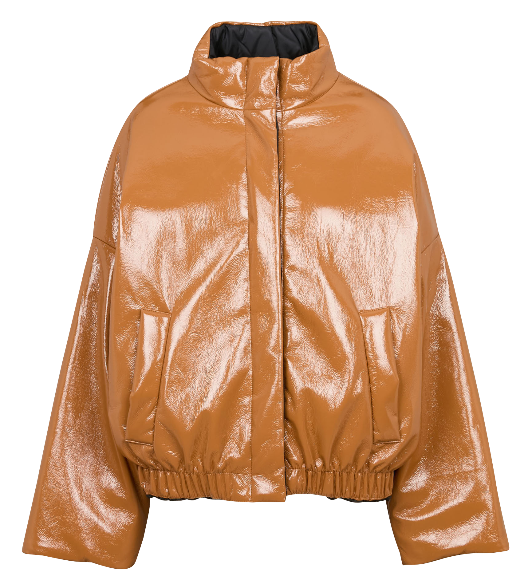JAKARTA - Veste bomber col montant | Marron