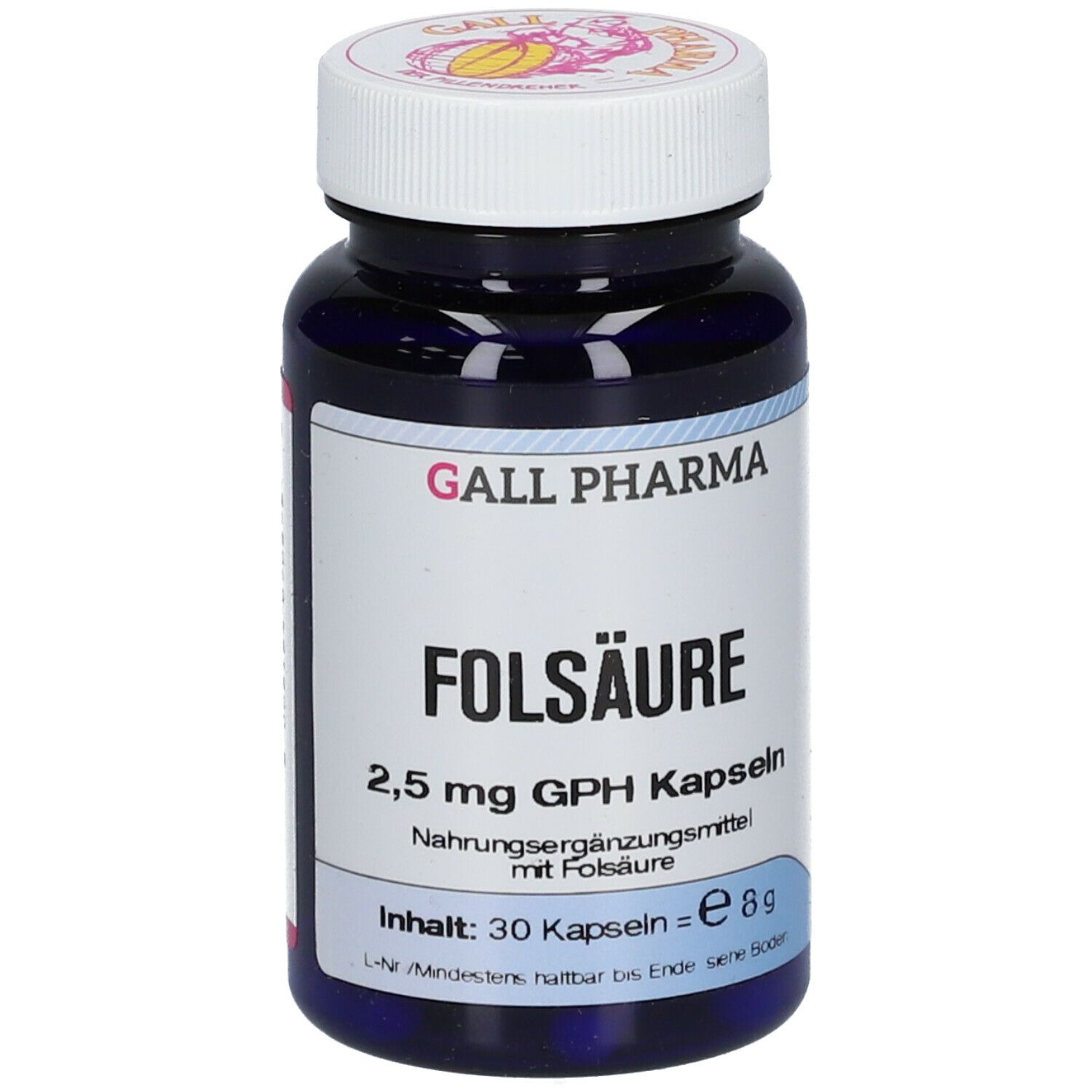 Folsäure 2,5 mg GPH Kapseln