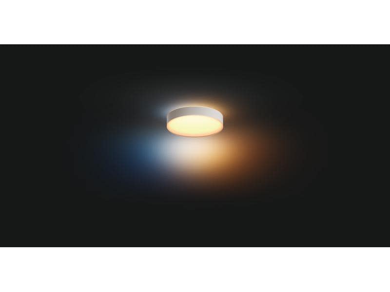 Philips Hue White Amb. Devere Deckenleuchte M weiss 1900 lm Deckenleuchte für Badezimmer