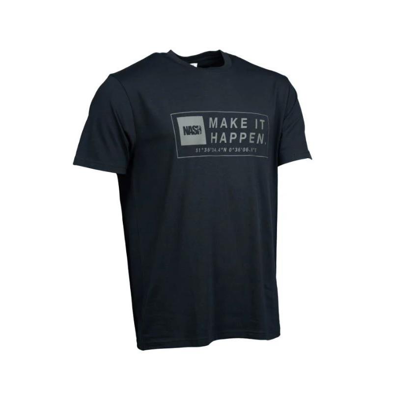 Tee Shirt Manches Courtes Homme Nash Make It Happen Coordinates - Noir