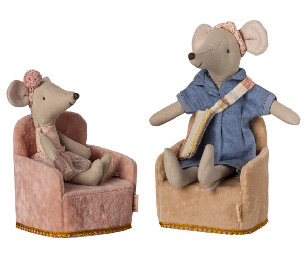 Maileg Maus Sessel Rose