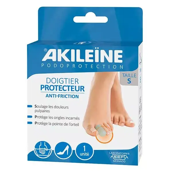Protetor de dedos Akileine, tamanho P