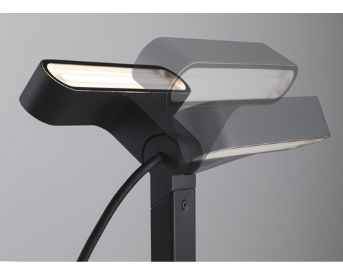 Paulmann Plug & Shine LED tuinspot 6W 450 lm 3000 K IP65 Ito horizontaal enkel licht antraciet 230/24 V