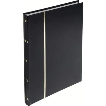 Exacompta Briefmarkenalbum, schwarz