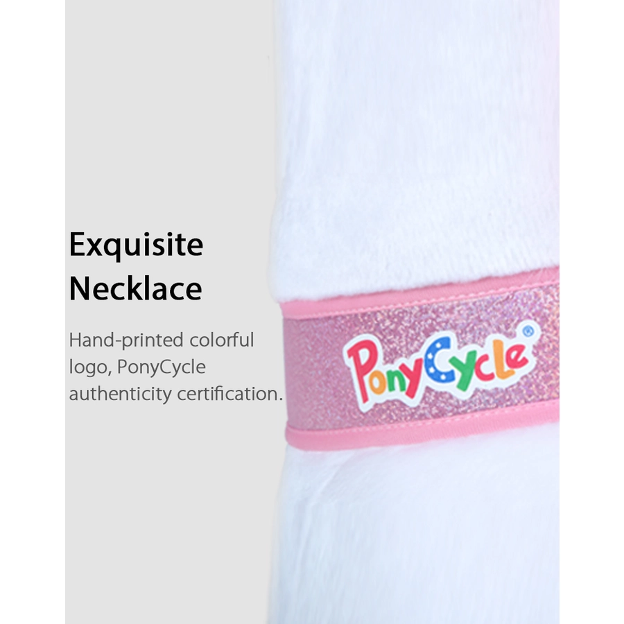 PonyCycle® Pink Unicorn mit Bremse - groß