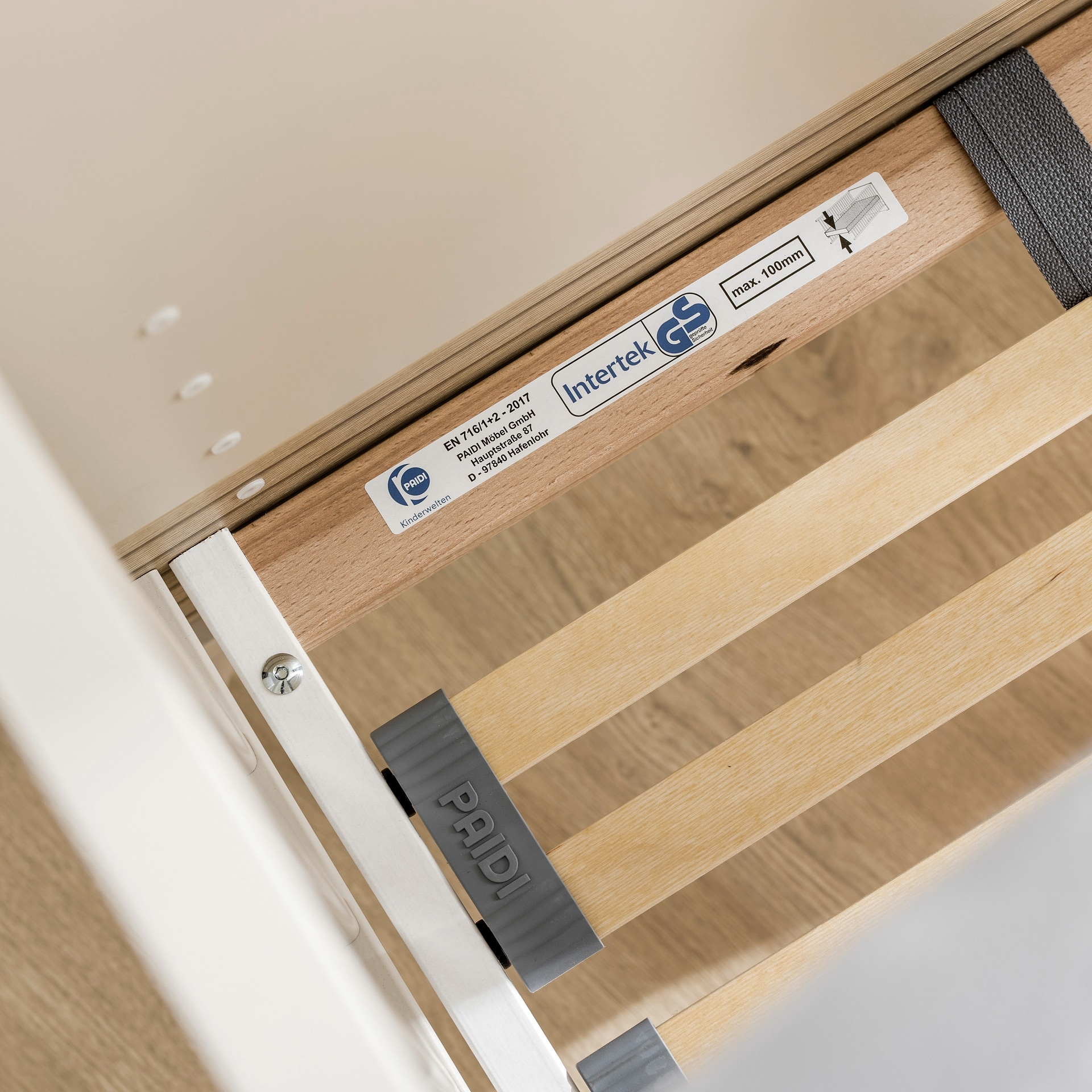 PAIDI Babybett EEFJE 70 x 140 cm beige/ braun