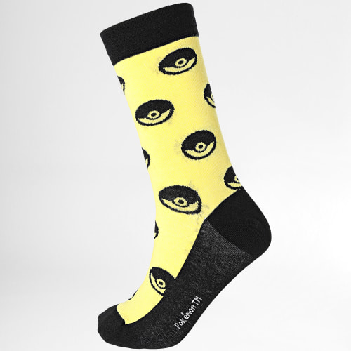 Paire De Chaussettes Pokémon Pika Jaune Rouge
