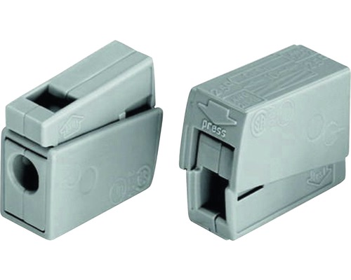 Wago 224-101 Verlichtingsklem 0,5-2,5mm² 100 stuks grijs standaarduitvoering