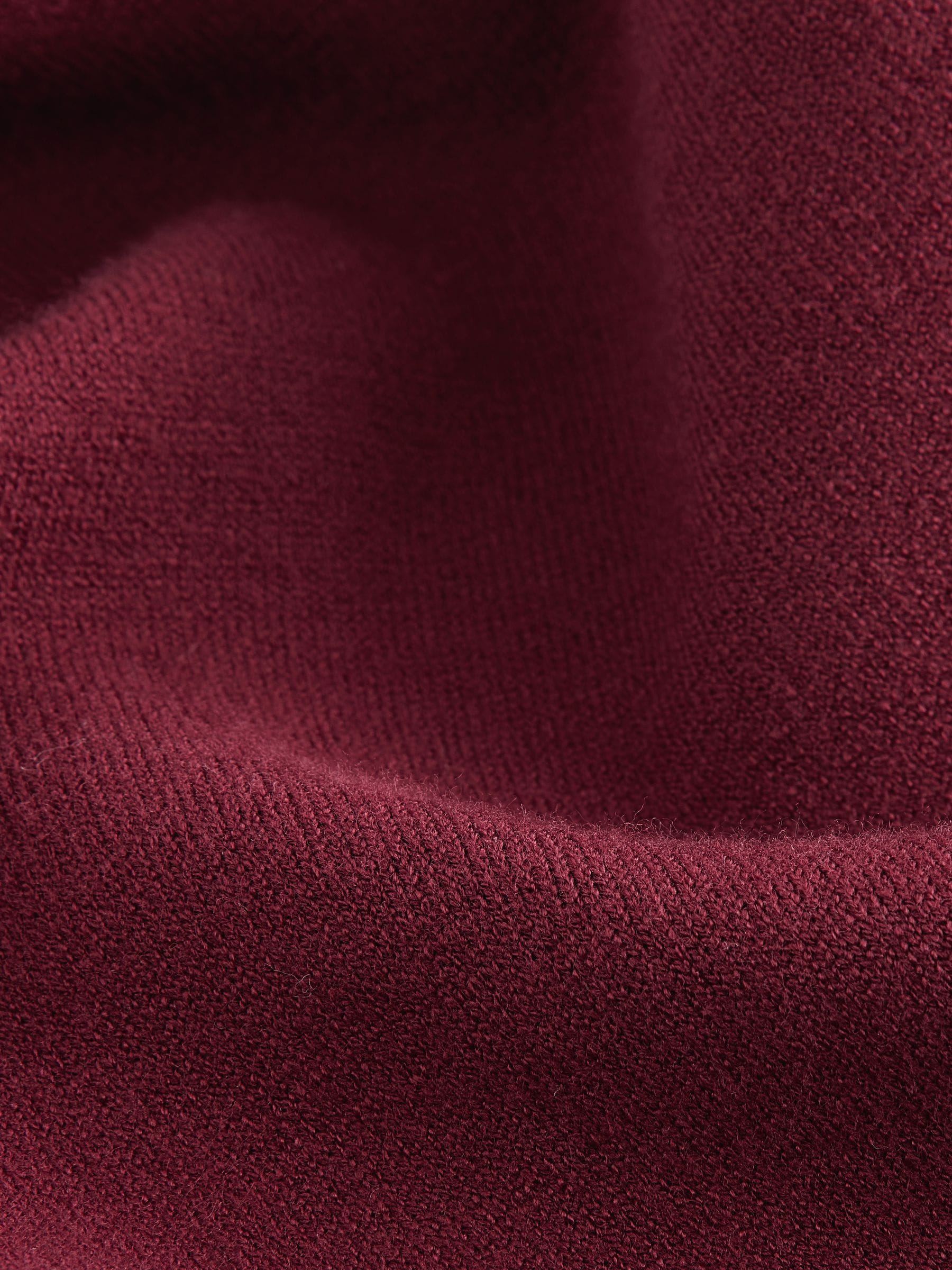 Bordeauxrood/ecru - Soft Touch Polo Jumper