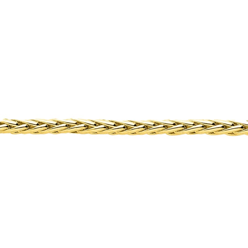 Bracelet femme 18 cm - Maille Palmier - Or 18 Carats - Largeur 5 mm