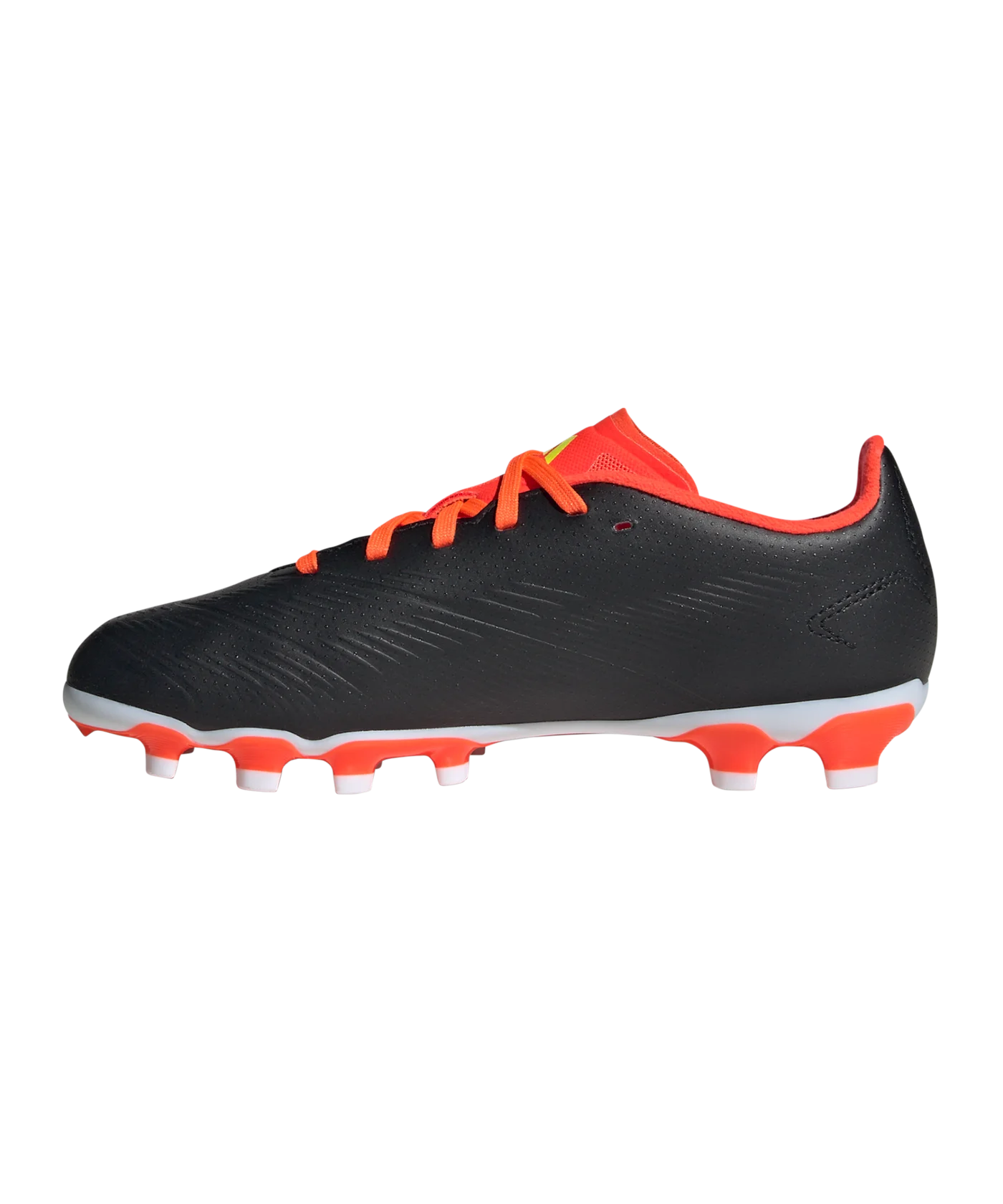 adidas Predator League MG Solar Energy Kids Schwarz Weiss Rot