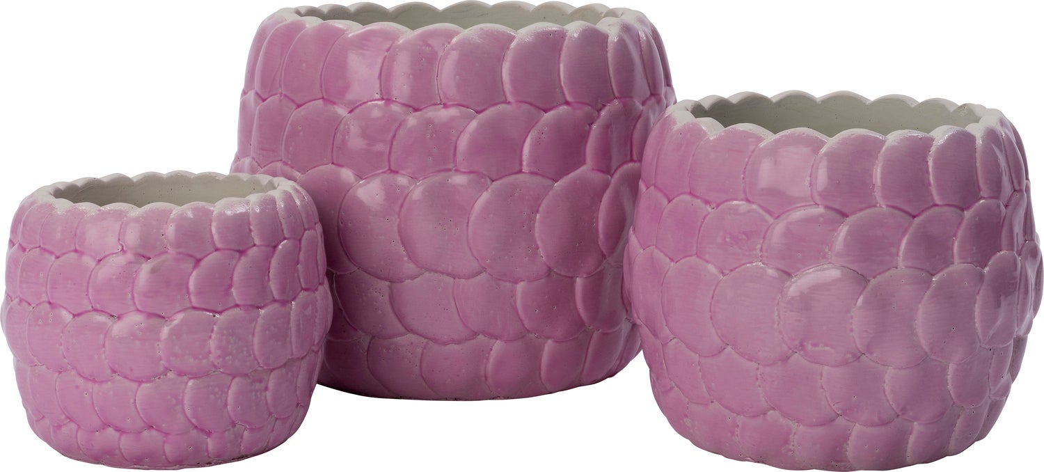 Intratuin bloempot Jessie roze D 22 H 17,5 cm