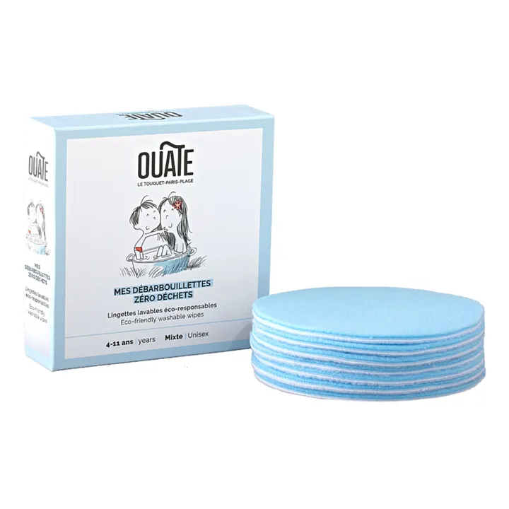 Ouate Disques lavables Mes débarbouillettes zéro déchets - 7 disques