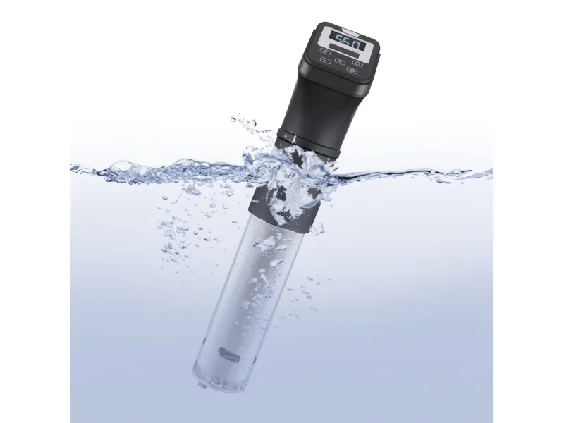 Caso SV 1200 Pro Smart, Sort, Rustfrit stål, Plast, Rustfrit stål, Berøring, LED, GS, CE, 40 °C