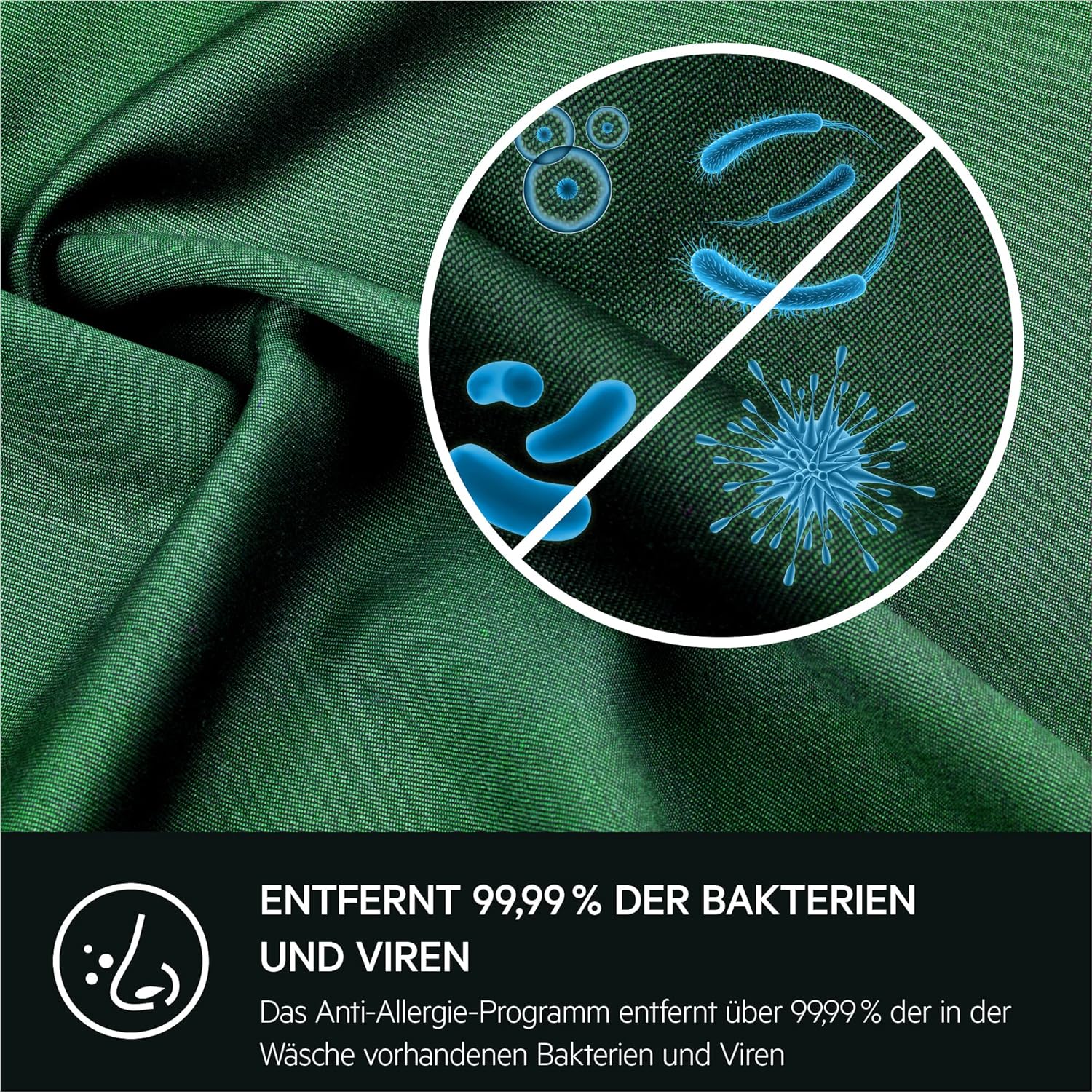 AEG Waschmaschine 9 kg, Serie 6000 ProSense: Mengenautomatik für automatische Anpassung von Waschdauer & Energieverbrauch, Startzeitvorwahl, Nachlegefunktion, Vollwasserschutz, 1400 U/min, L6AMZ49FL
