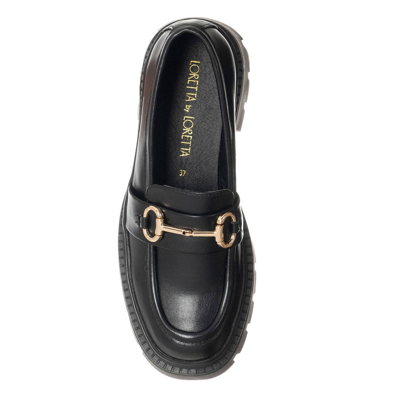 Loretta by Loretta Mocassins Oro noirs