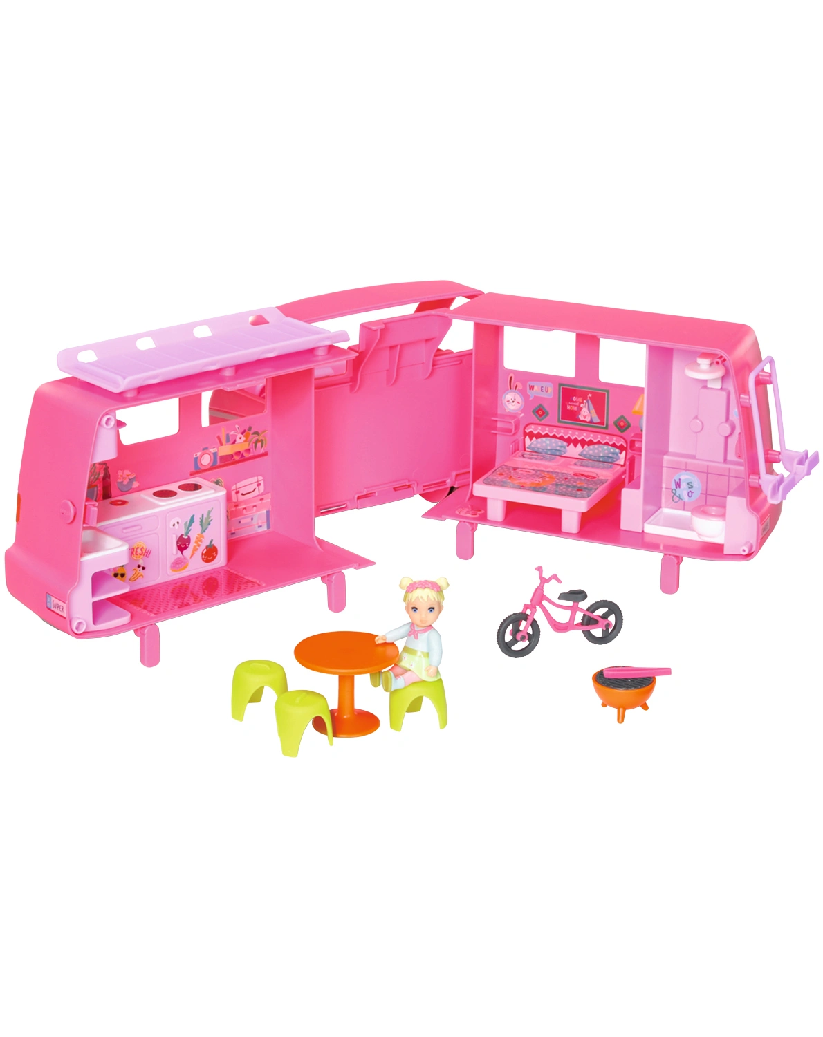 BABY born® MINIS - Puppen-Spielset CAMPERVAN
