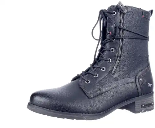 Mustang zwart 15M0062002 - maat 44 veterboot zwart - maat 44 Calandschoen