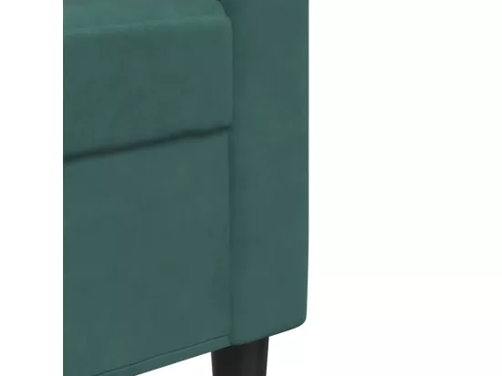 Ensemble de canapés 2 pcs avec coussins et traversins velours