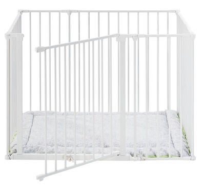 BabyDan Square Lekegrind 105x72x71, Hvit