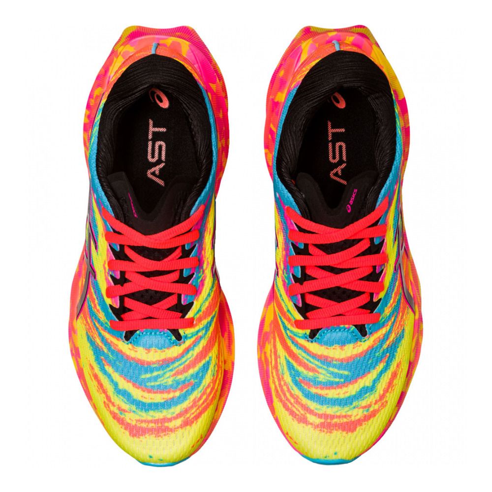Asics NOVABLAST 3 - Chaussures running Femme aquarium/vibrant yellow
