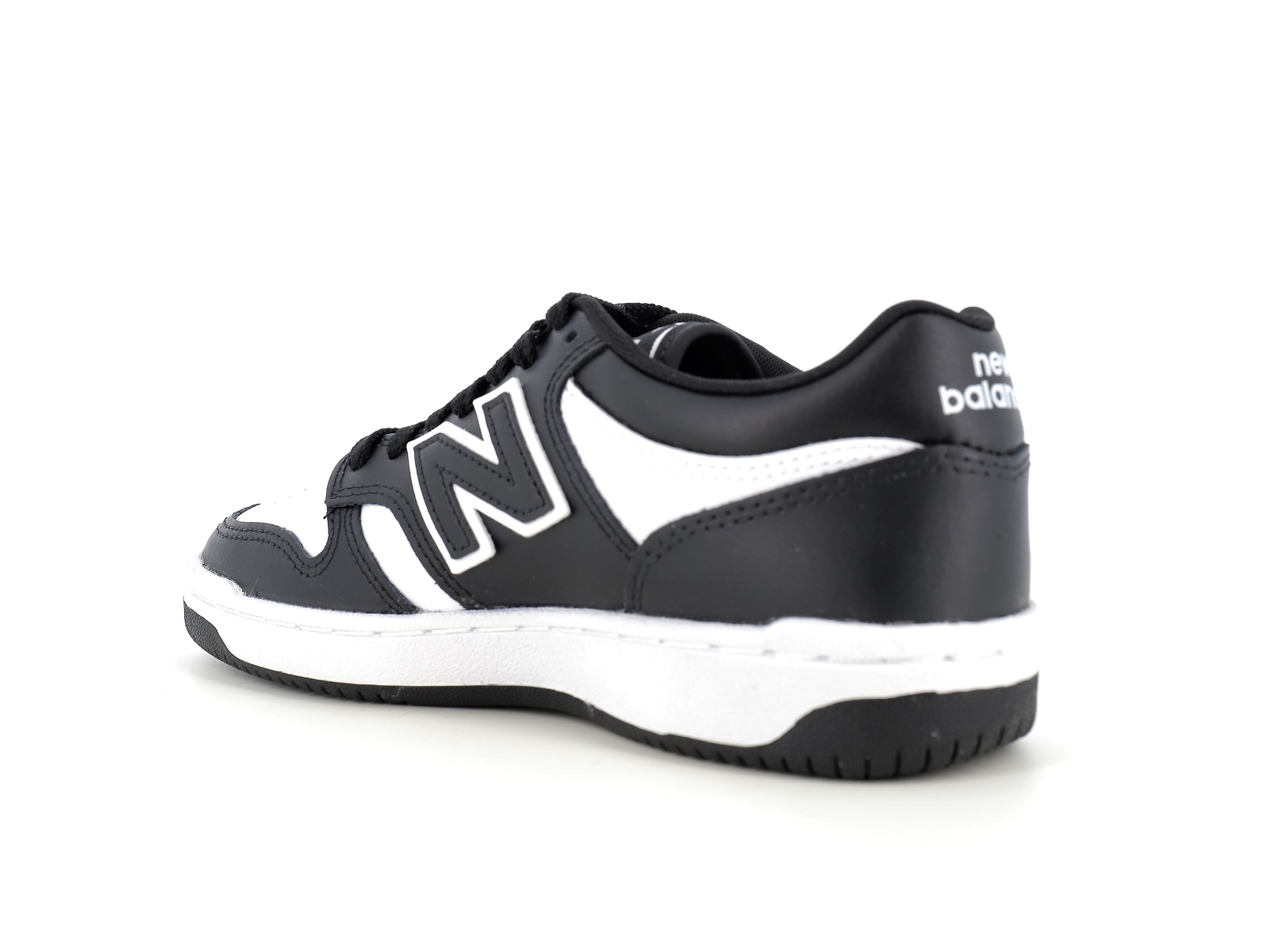 New balance a-BB480LBA Matières combinées Blanc Noir