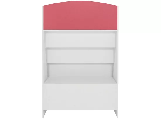 Étagère à livres - Bois - 80 x 30 x 123cm - Blanc - Luray