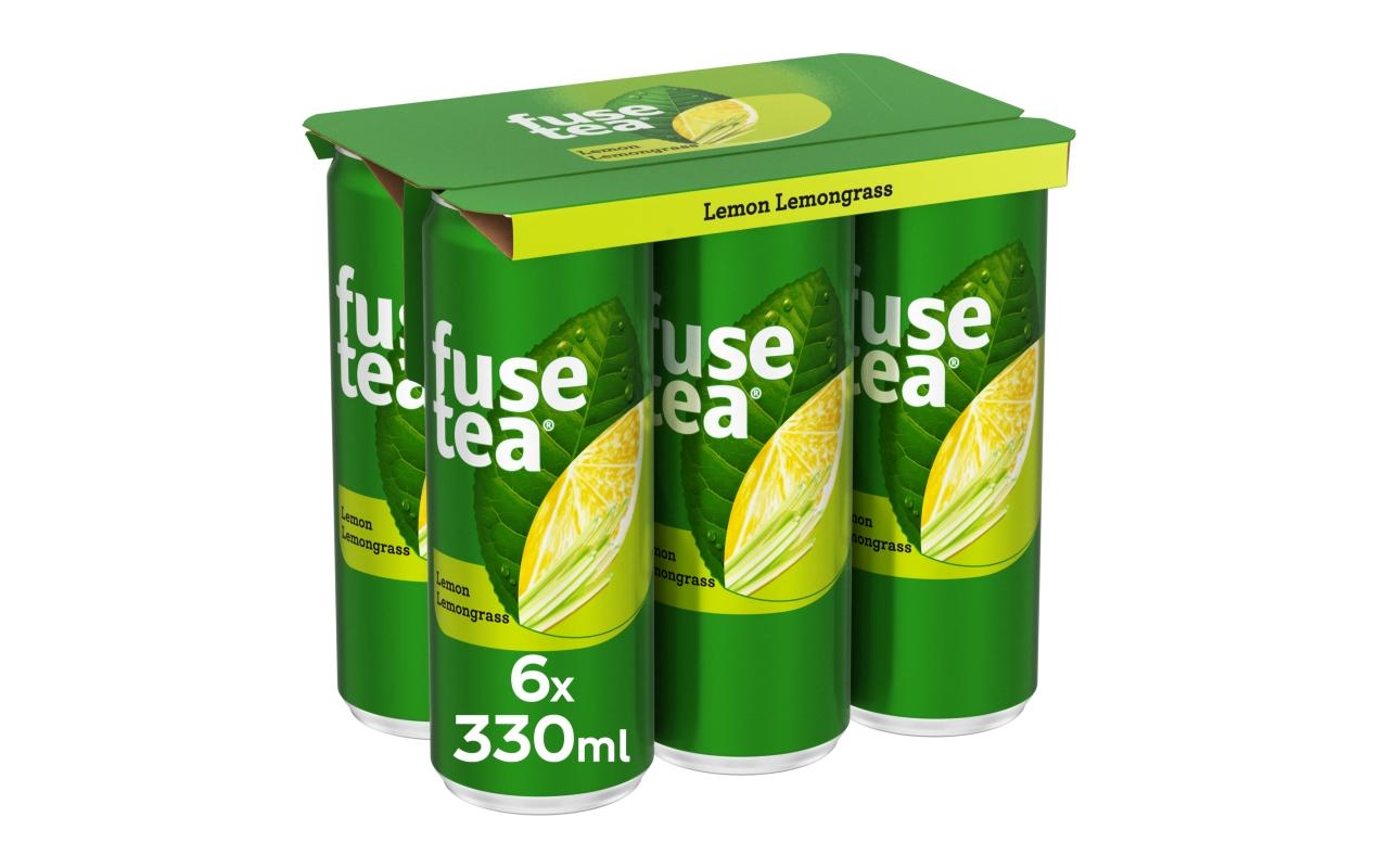 Black Ice Tea Lemon 6 x 0.33 lErfrischender Zitronen-Eistee