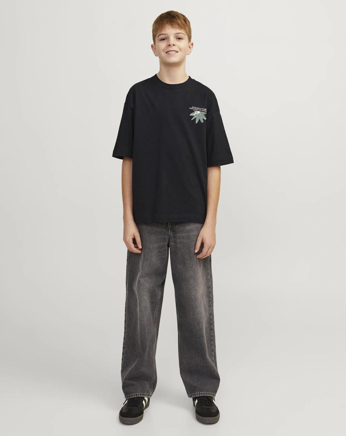 T-Shirt JORTAMPA ENZIAN in black