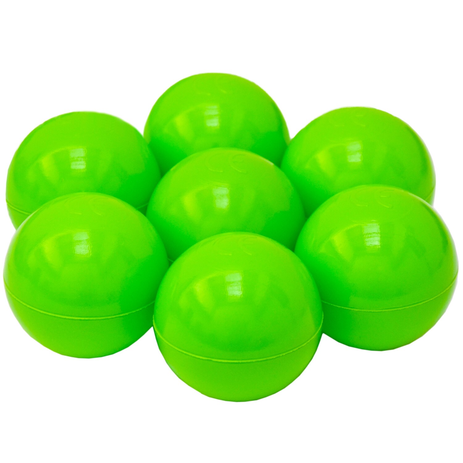 50 Bälle für Bällebad 5,5cm Babybälle Plastikbälle Baby Spielbälle Grün