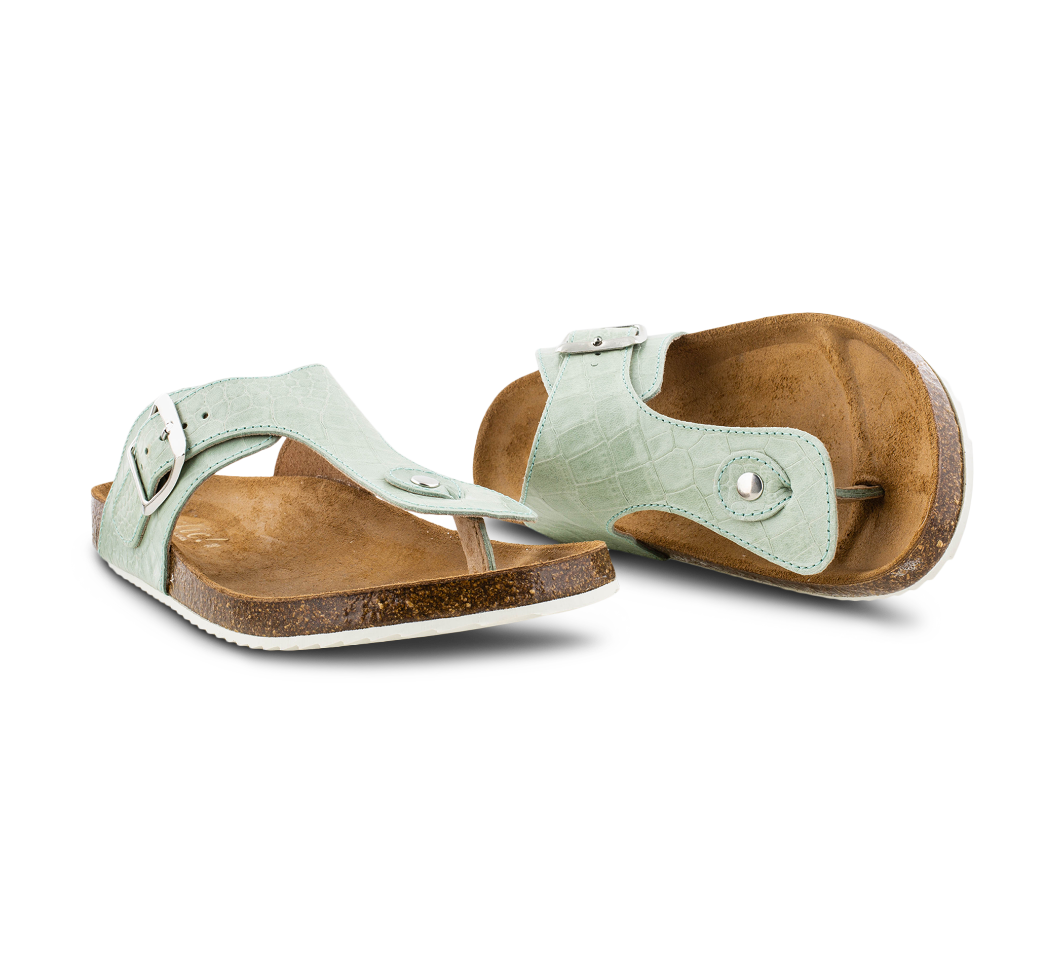 Clic Offene Sandalen türkis