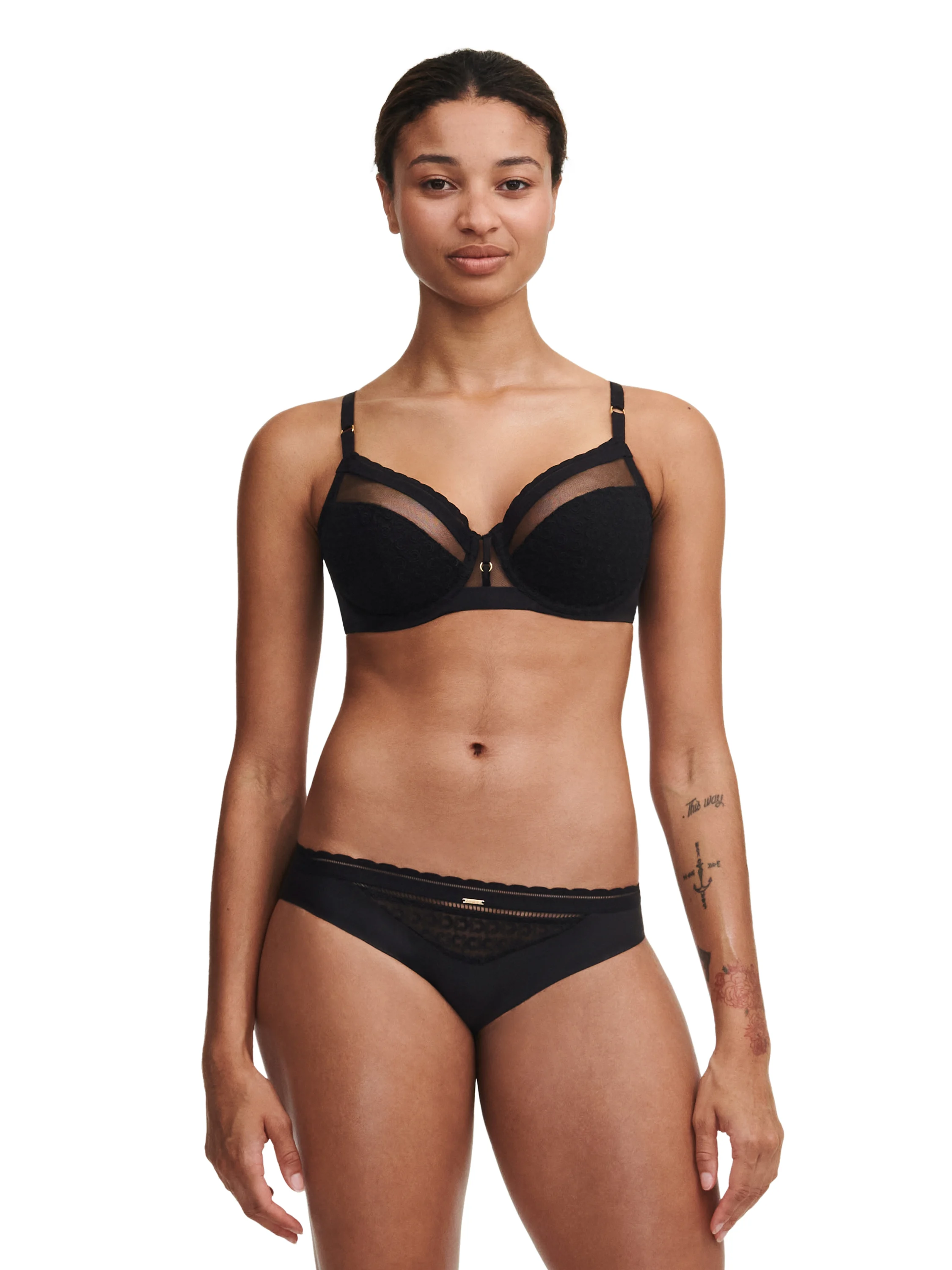 MONOGRAM - Soutien-gorge emboîtant broderie | Noir