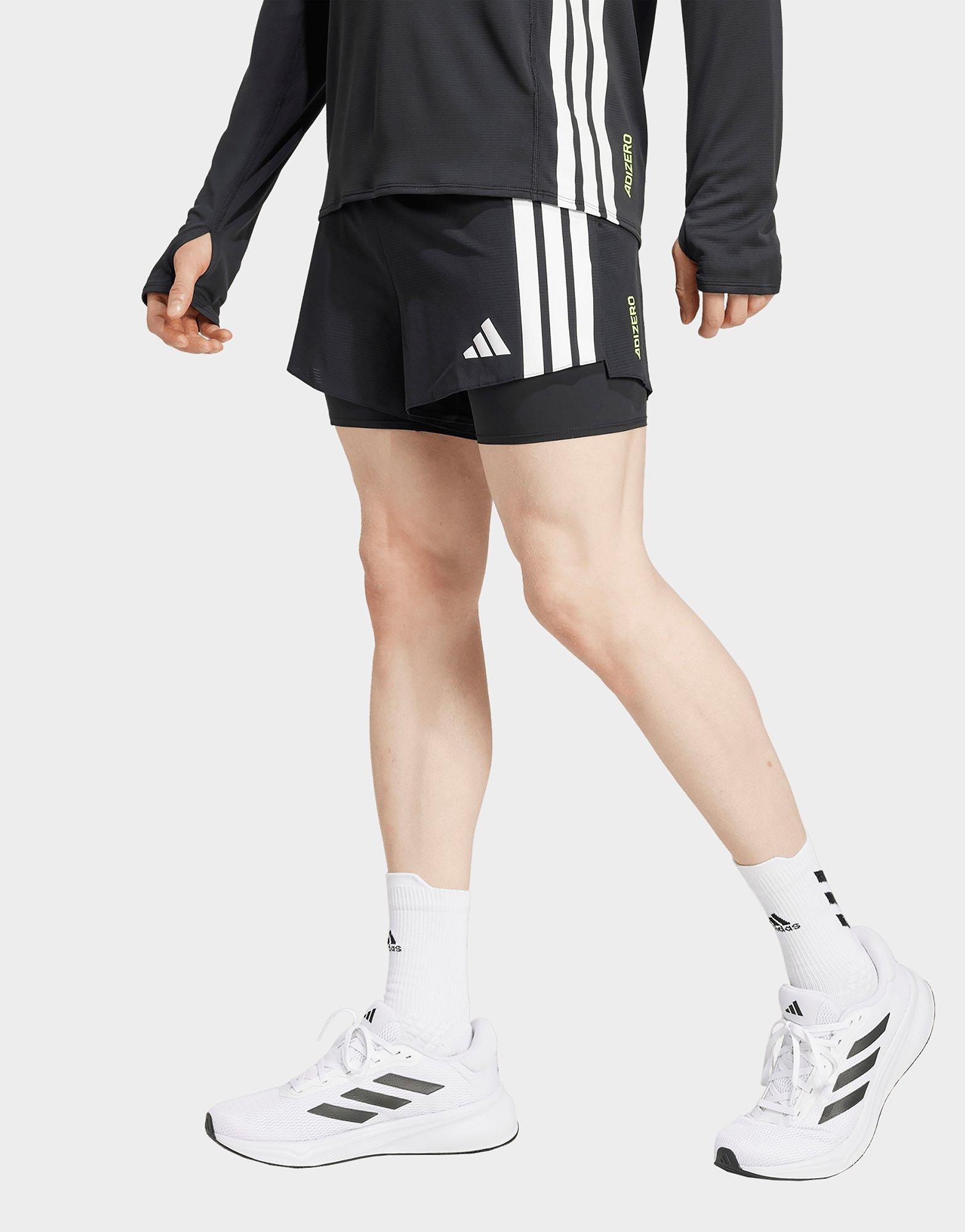 adidas Short poche gel 2 en 1 Adizero Running