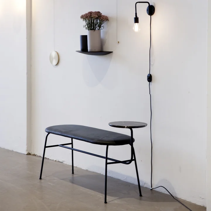 Audo - Afteroom Bench, schwarz