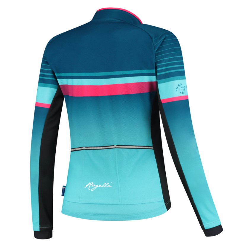 Rogelli Impress Cykeljakke - Blå / Pink