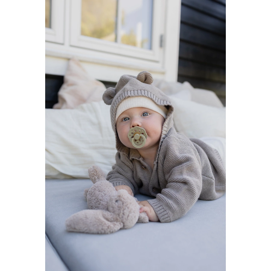 BIBS® Schnuller Boheme 0-6 Monate Khaki & Dusty Blue, 2 Stk.