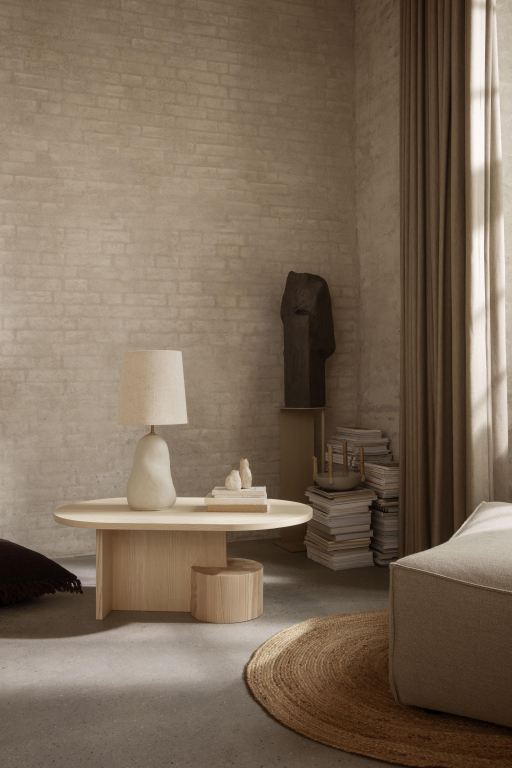 Ferm Living Eternal Jute vloerkleed ovaal 230x340 naturel
