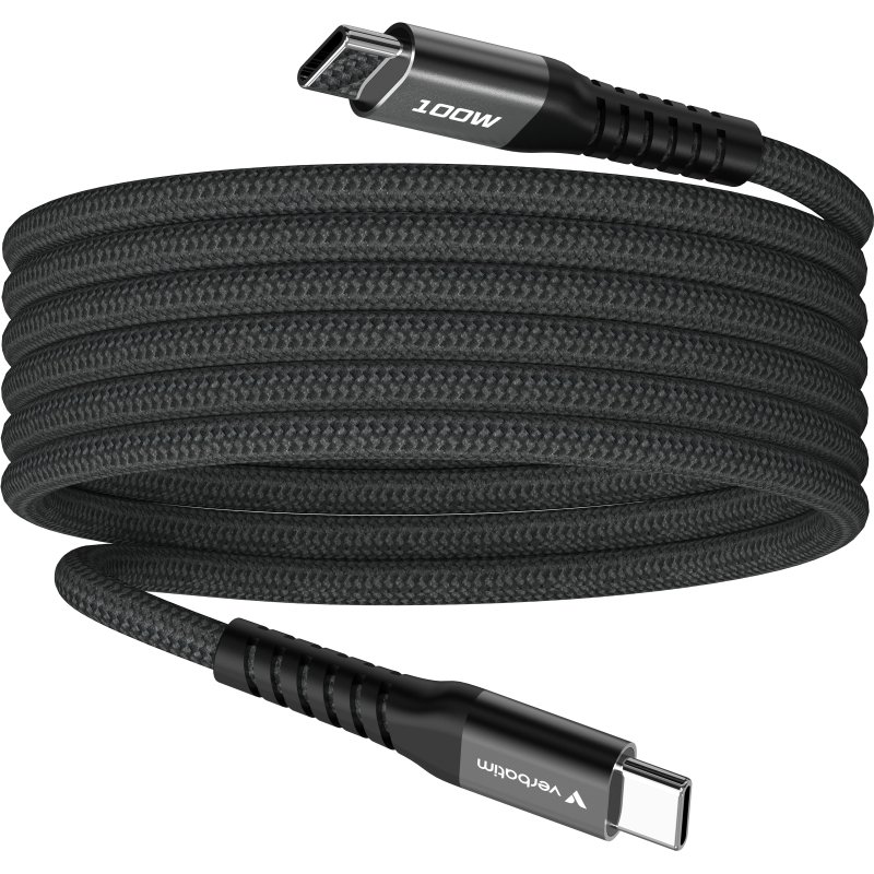 Verbatim 31863 câble USB USB 2.0 1,2 m USB C 0,48 Gbit/s 100 W Noir