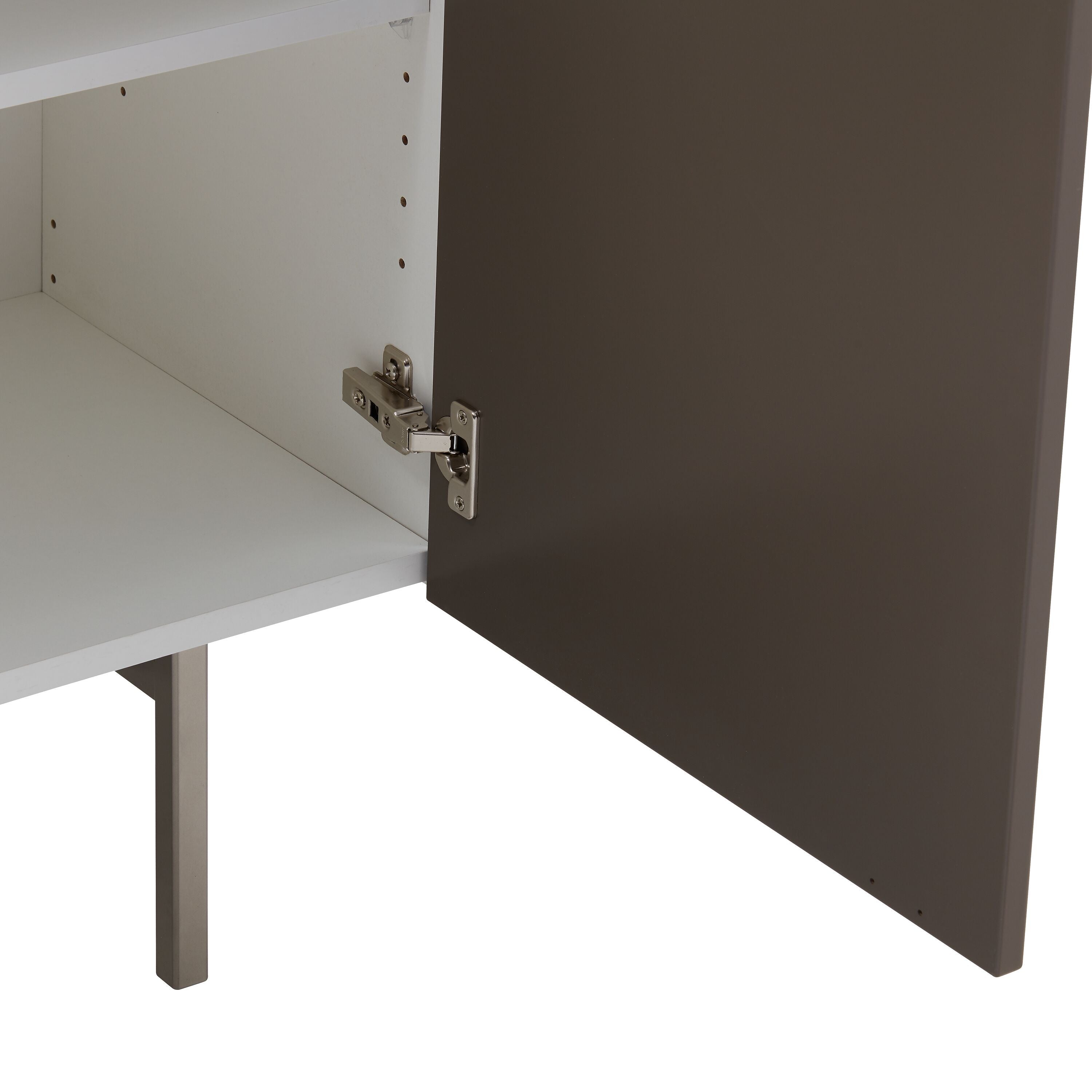 TILL Kommode - Weiss / B: 168.0 cm x T: 41.0 cm x H: 76.8 cm