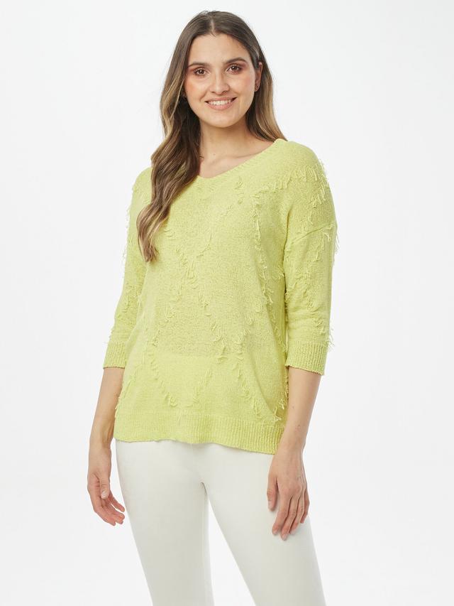 Pullover Fransenraute