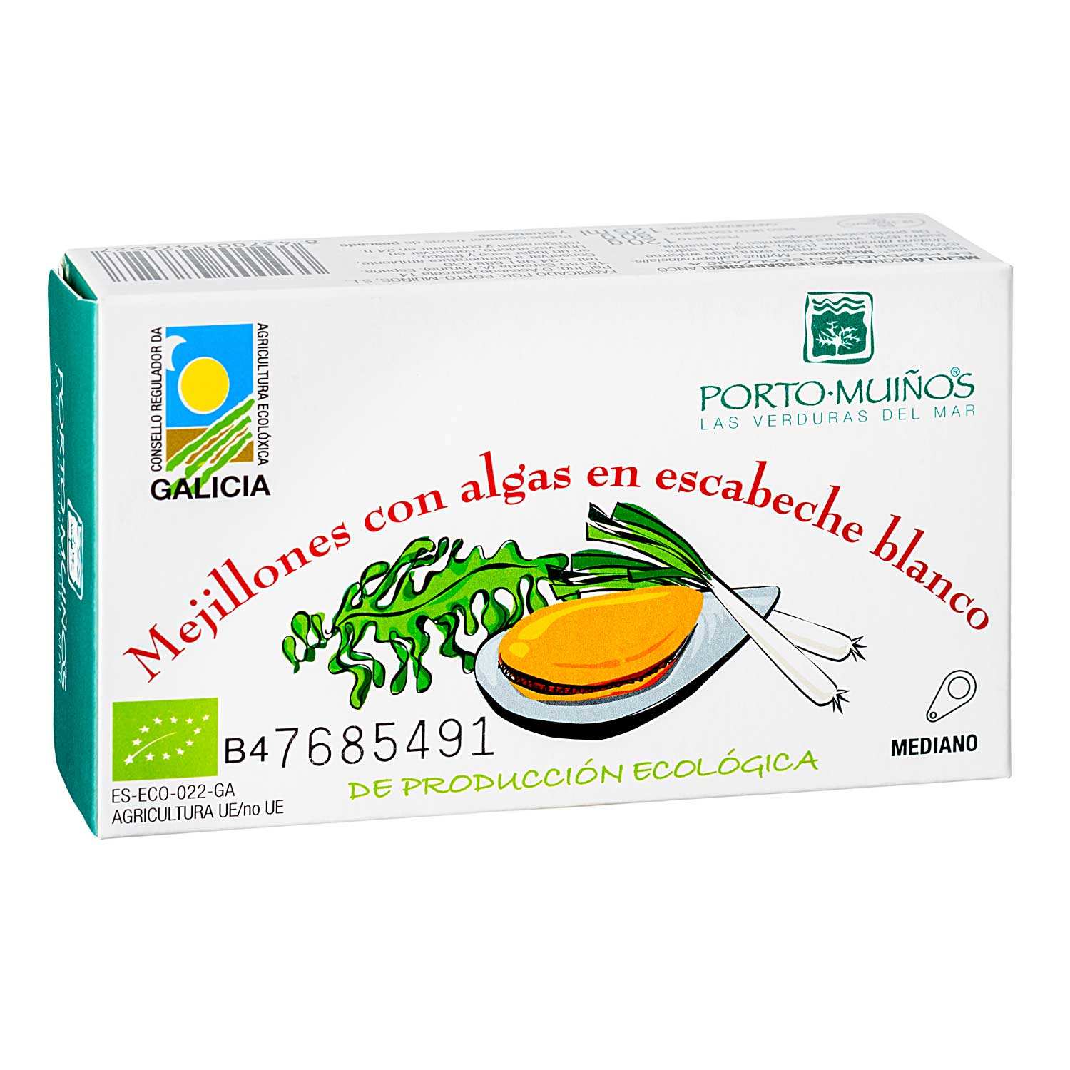 Moules marinées et wakamé bio