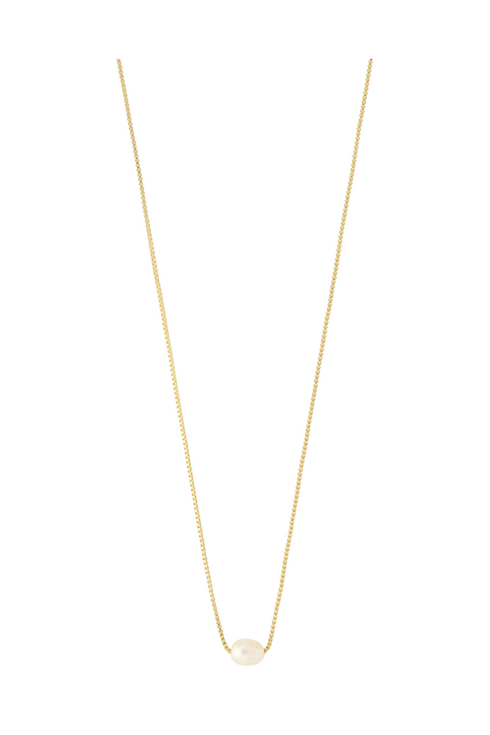 PILGRIM gold plated sieradenset Alayah - oorbellen + ketting giftbox