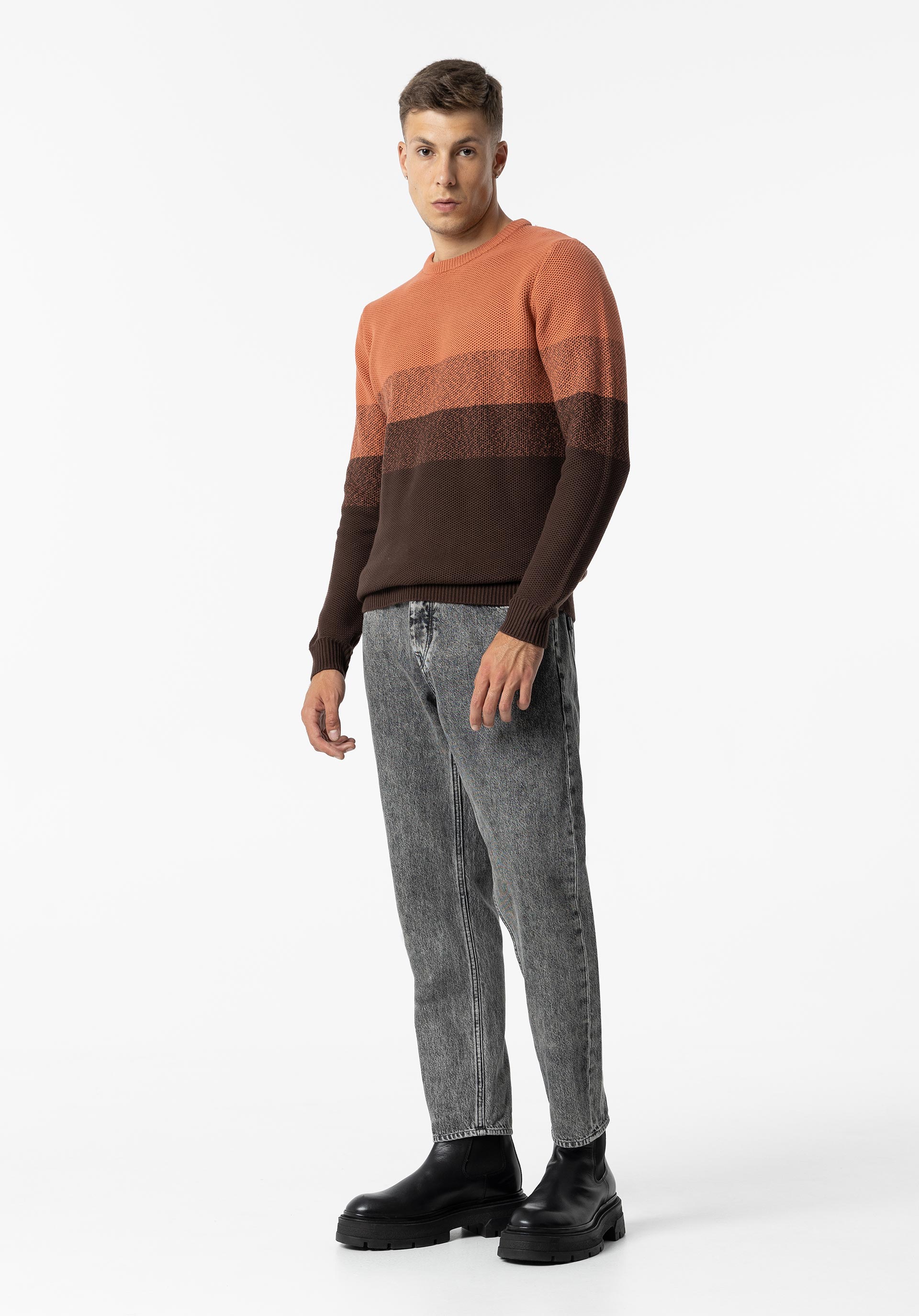 Camisola de Malha às Riscas