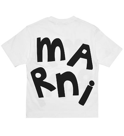 Marni T-shirt - Hvid m. Sort
