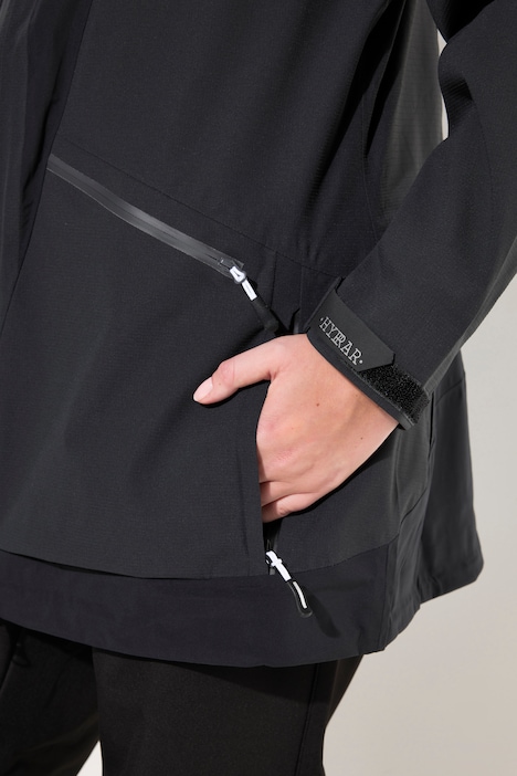 Funktionsjacke, wasserdicht, 2-Wege-Zipper, Reflektor