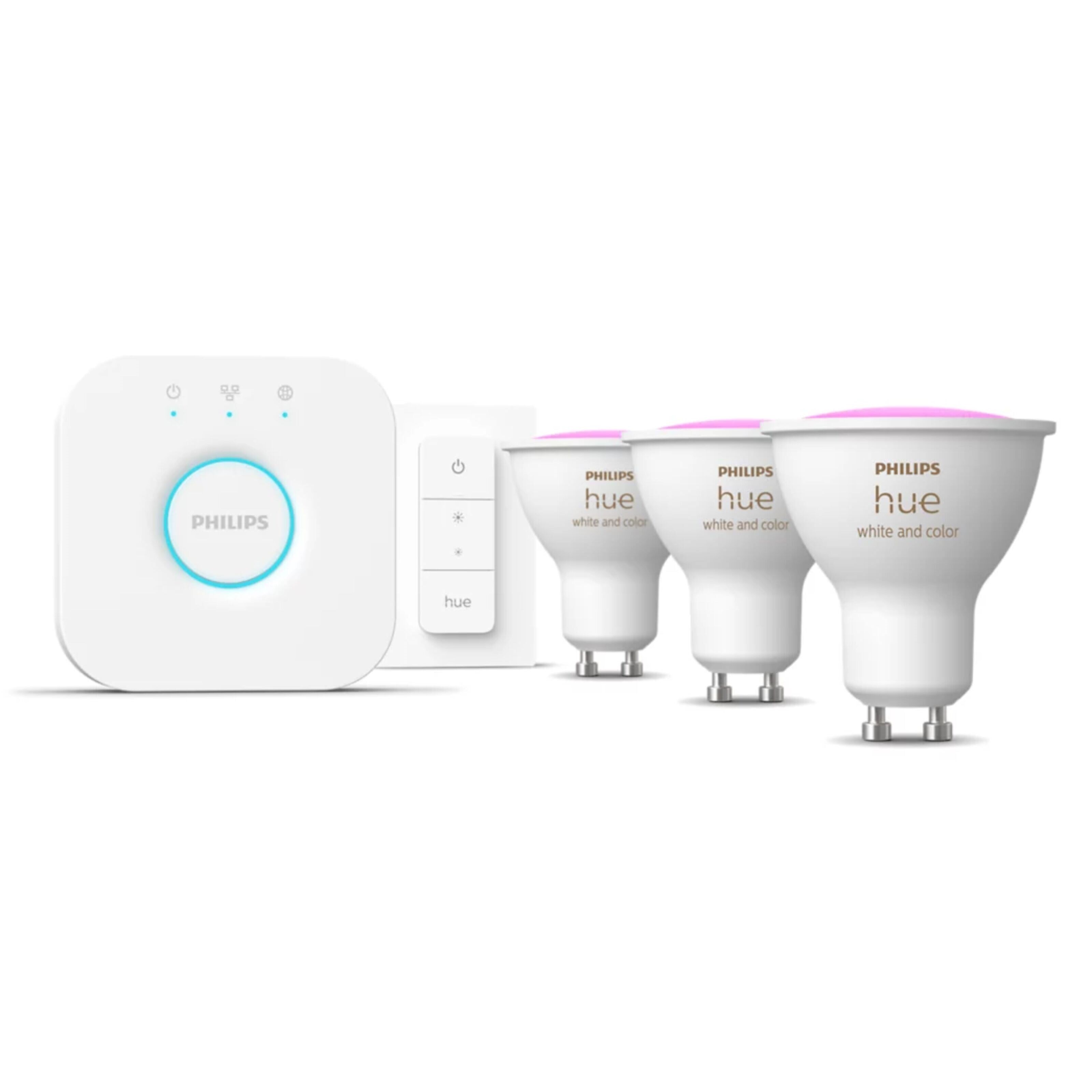 Philips Hue White and Color Ambiance 3x GU10 Smart startpakke